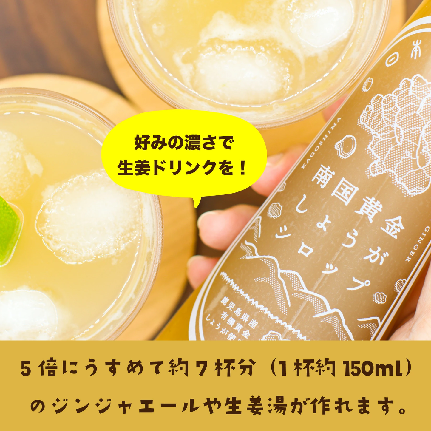 南国黄金しょうがシロップ 210gx3