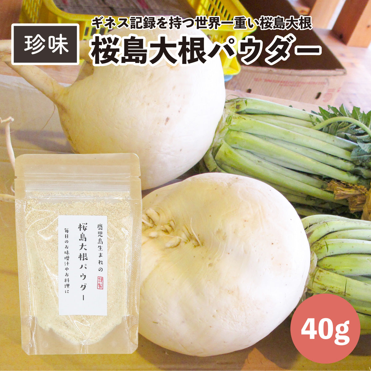 桜島大根パウダー 40g 鹿児島県産
